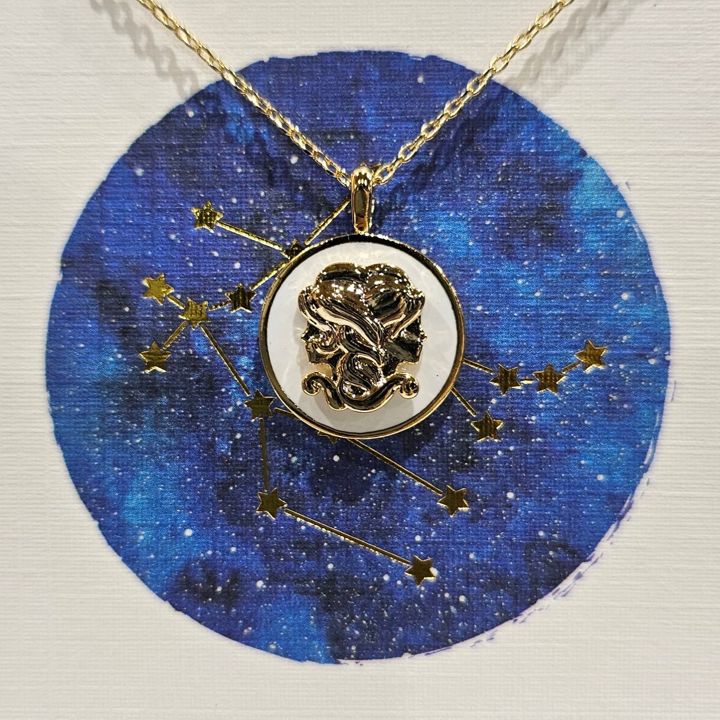 Zodiac Coin Pendant (Astrology Necklace)