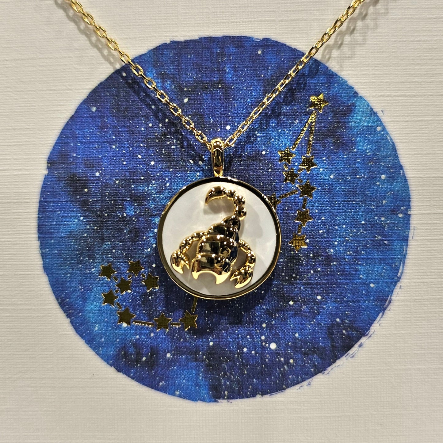 Zodiac Coin Pendant (Astrology Necklace)