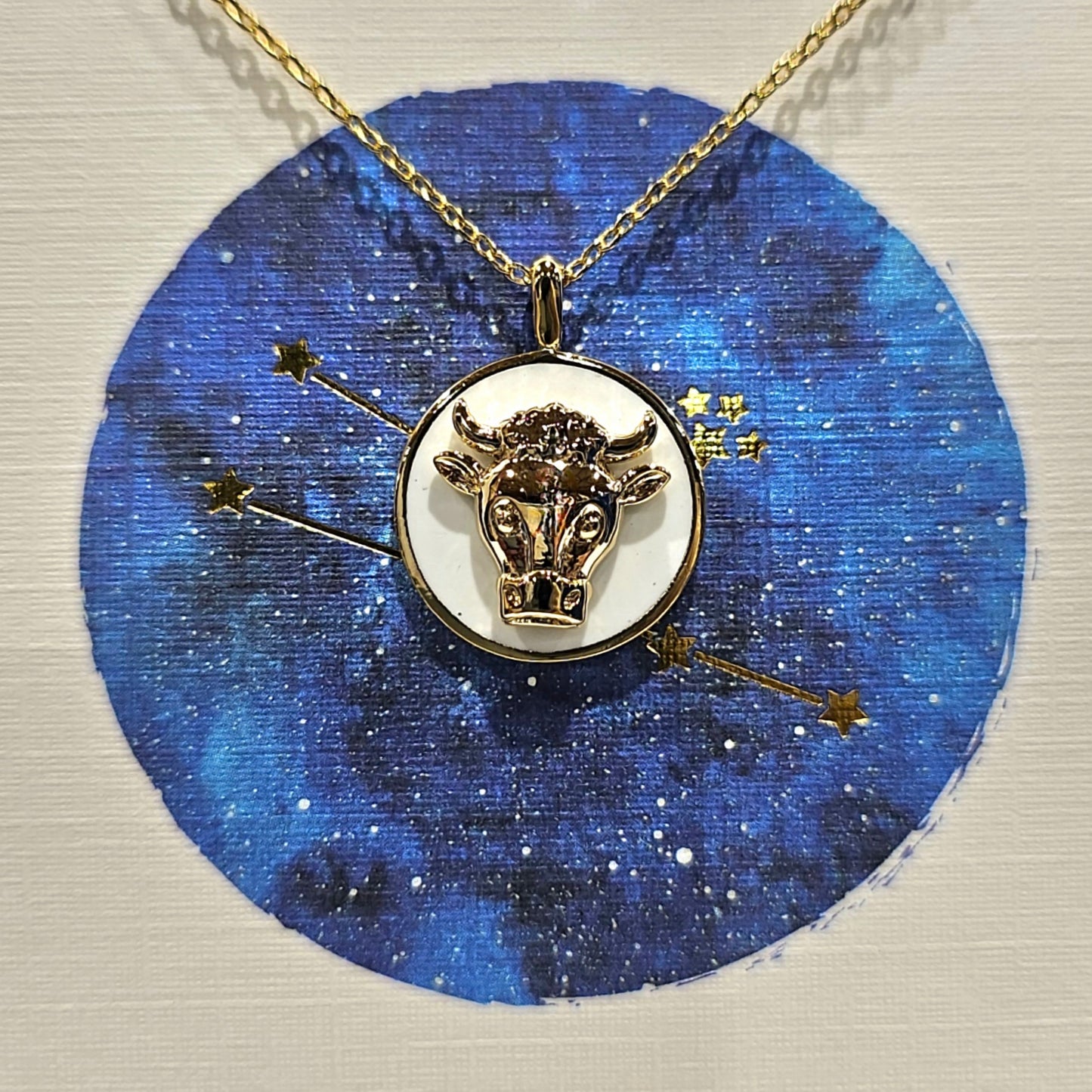 Zodiac Coin Pendant (Astrology Necklace)