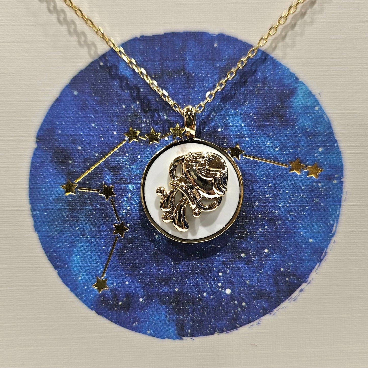 Zodiac Coin Pendant (Astrology Necklace)