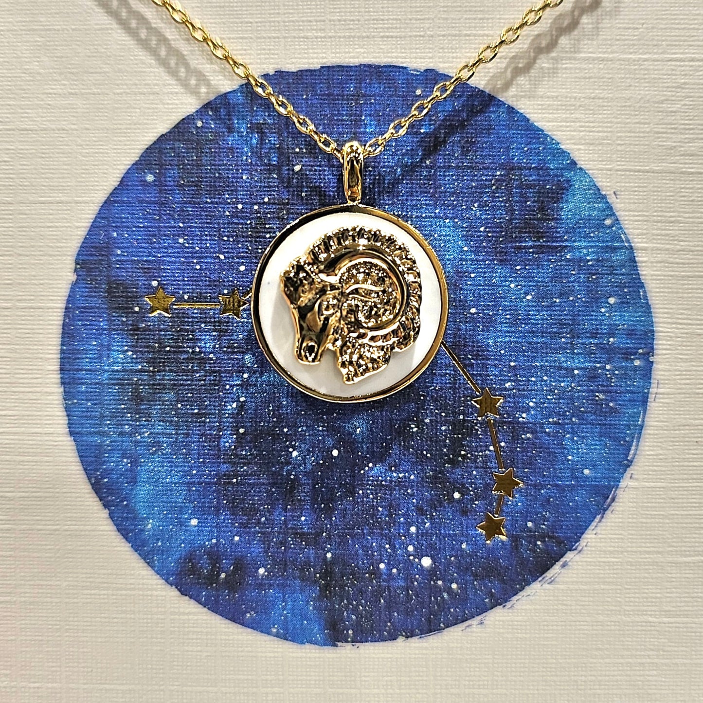 Zodiac Coin Pendant (Astrology Necklace)