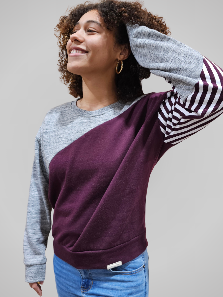 Fleece Color Block Pullover