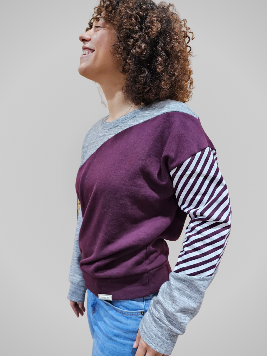 Fleece Color Block Pullover