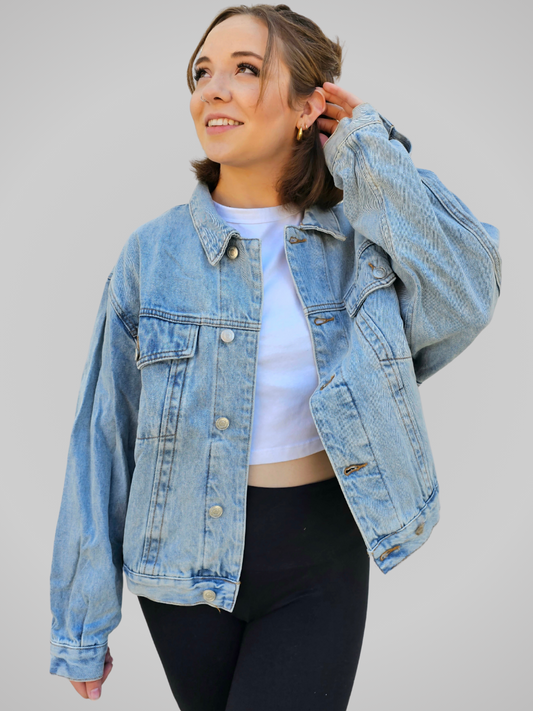 Vintage Denim Oversized Jacket