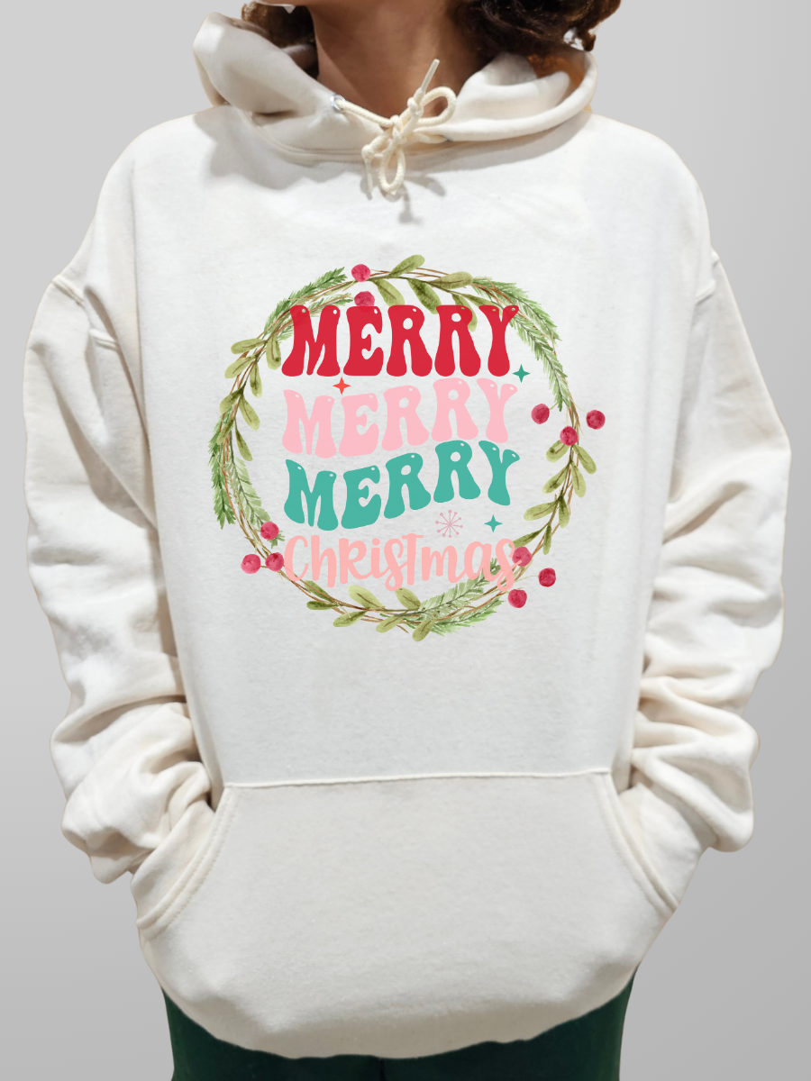 Merry Christmas Unisex Hoodie (Winter Collection)